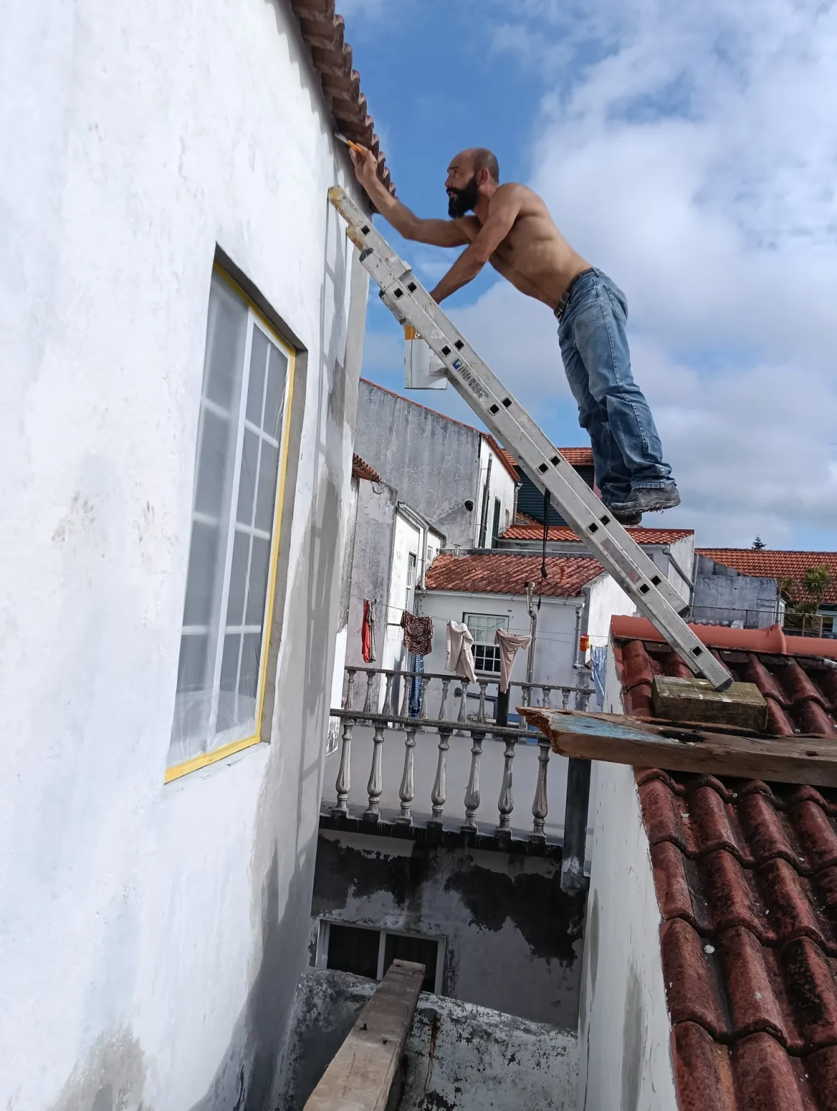 Obra realizada pela WV Construção no Faial, Açores